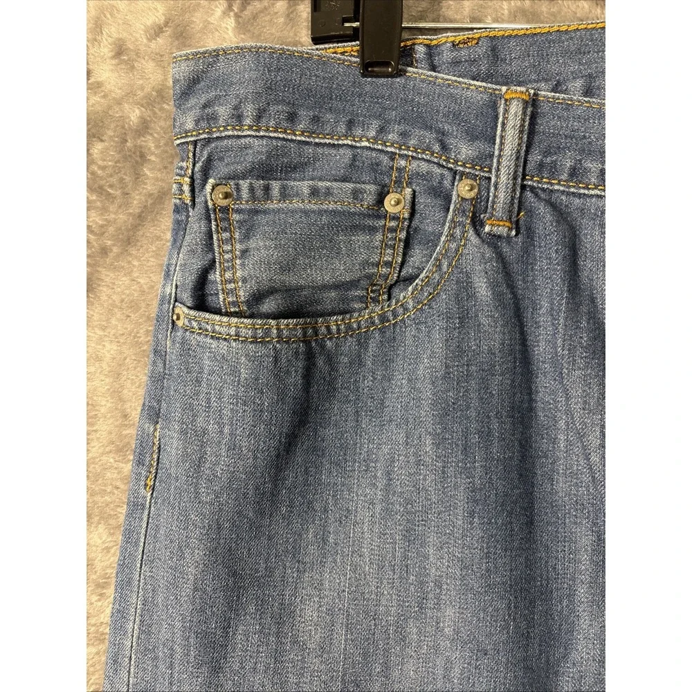 Levis 501 Original Fit Jeans Mens 38x30 Medium Wash Blue Straight Leg Button Fly